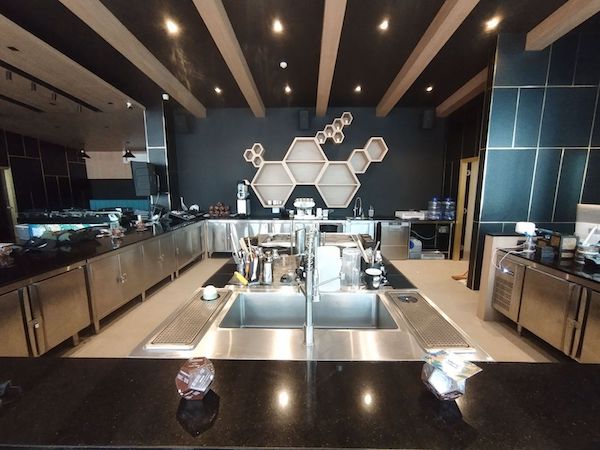 stainless steel kitchen equipment, including gas and hood system installation