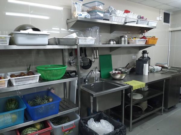 stainless steel kitchen equipment, including gas and hood system installation